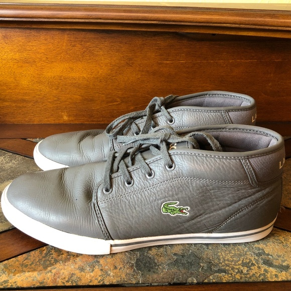 Lacoste Other - Lacoste Mens Gray Fashion Sneakers Size 9.5